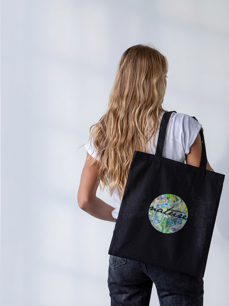 POMÁHÁME PŘÍRODĚ Bavlněná taška černá