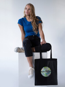 POMÁHÁME PŘÍRODĚ Bavlněná taška černá