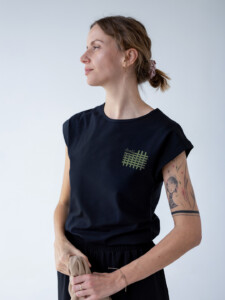 Vladimír Svatý, dámské tričko, Tkanina