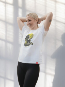 Junková Dámské tričko oversize Iniciály