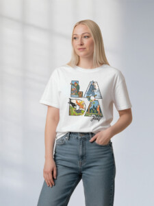 LADA Dámské tričko oversize Postavy