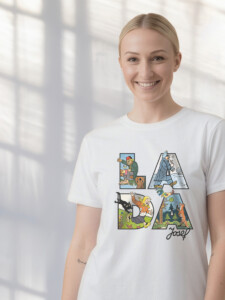 LADA Dámské tričko oversize Postavy