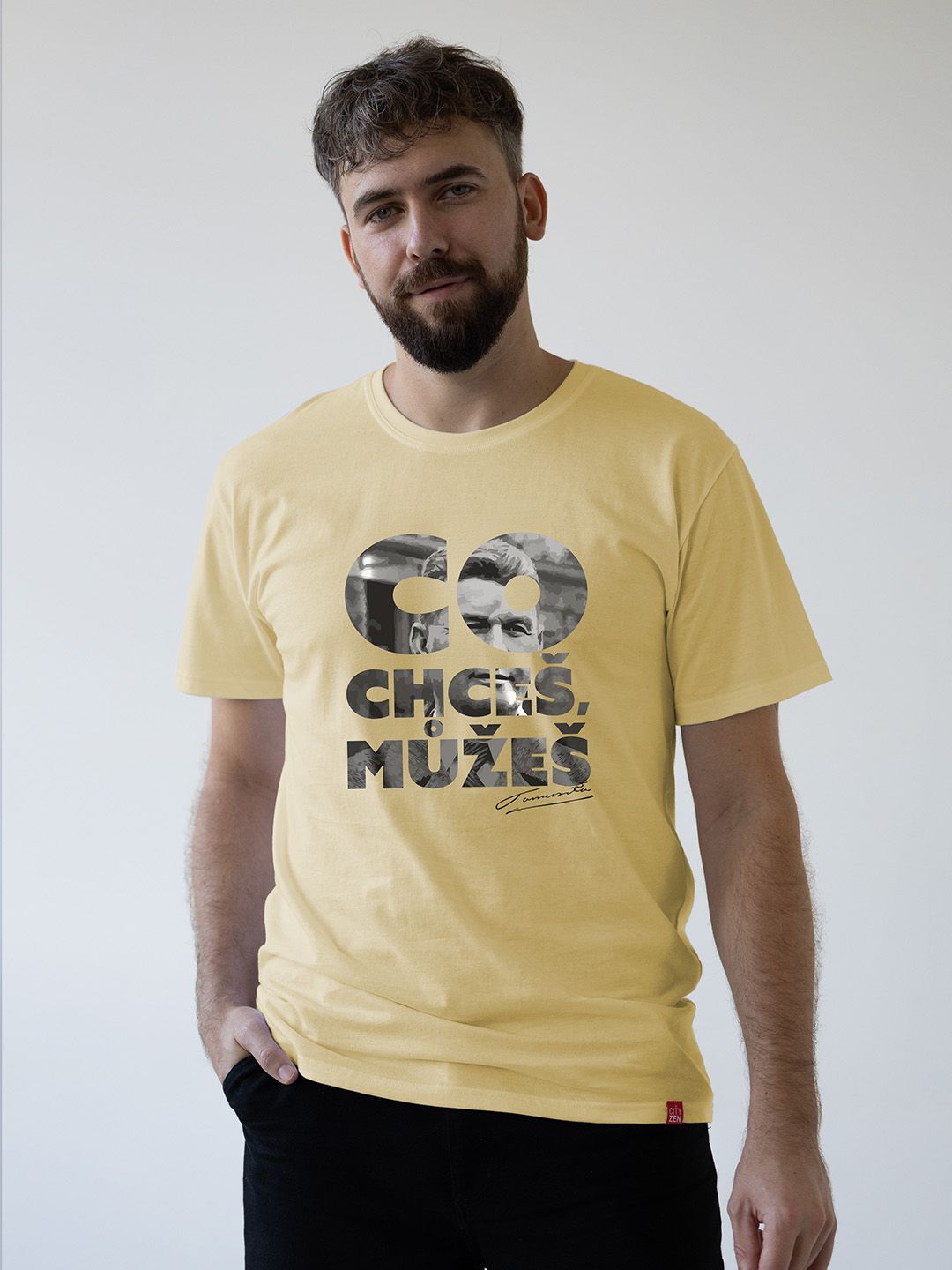 Baťa Pánské tričko Můžeš