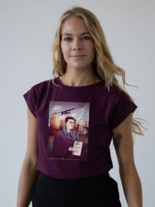 Baťa Dámské tričko bordó