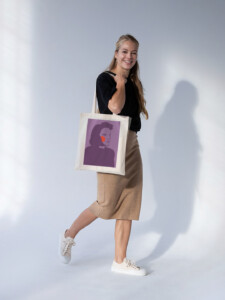 BERNÁŠKOVÁ Bavlněná taška natural